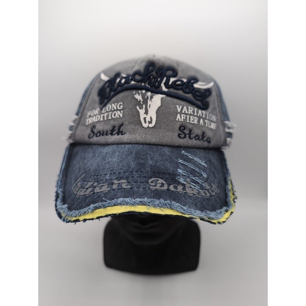 Baseball HAT Outdoor Casual Sun Cap Adjustable Men Women Fashion Black Rebel